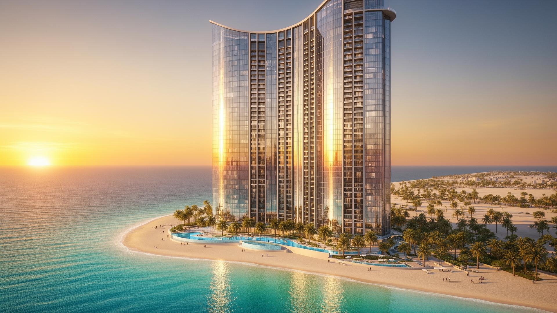 Al Ghaf Tower | Luxury Beachfront Living in Sharjah by Tiger Properties - Luxury Oceanfront Tower Residences